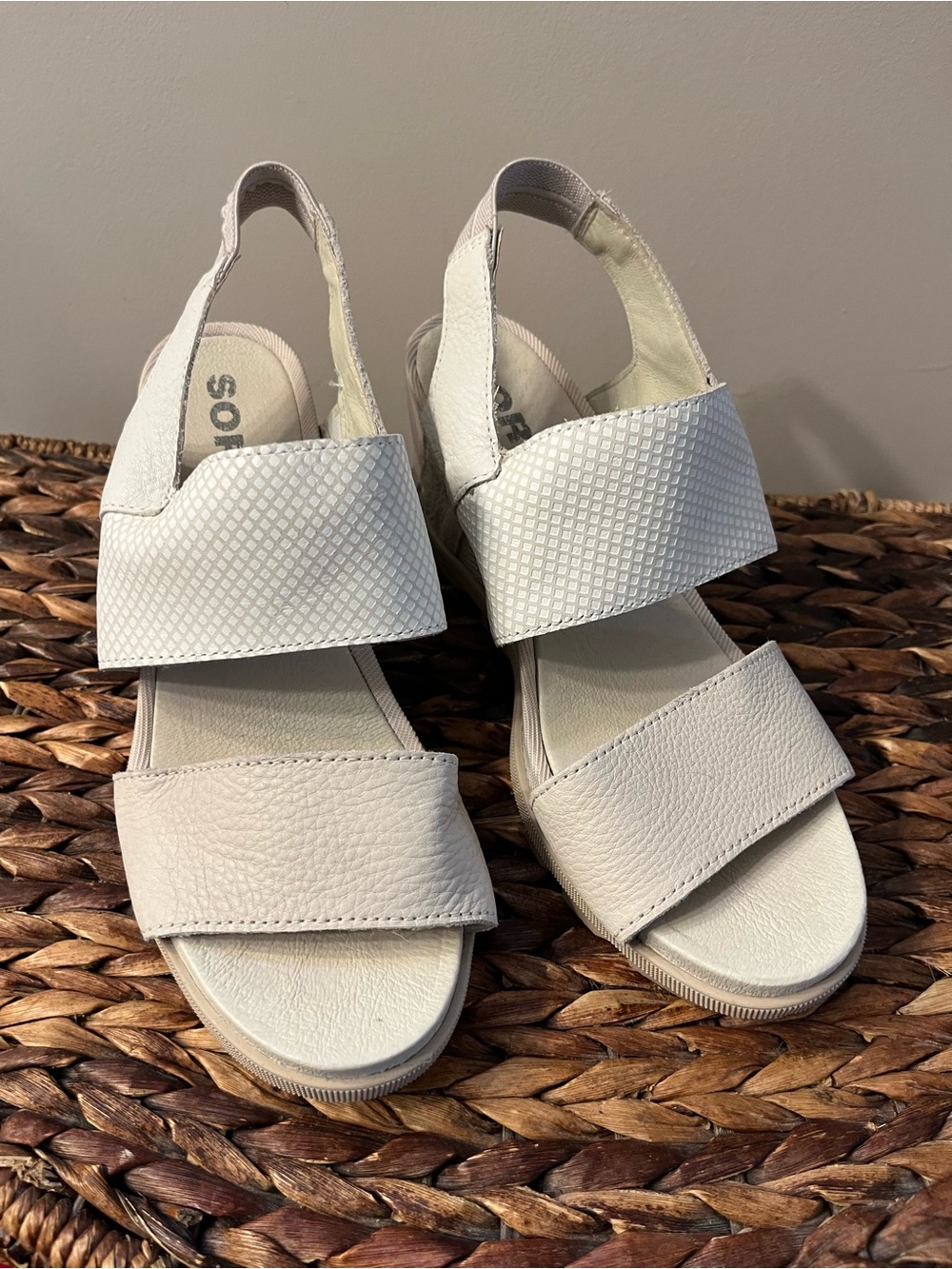 Sorel Wedge Sandal in White - Women's Casual Summer Shoe